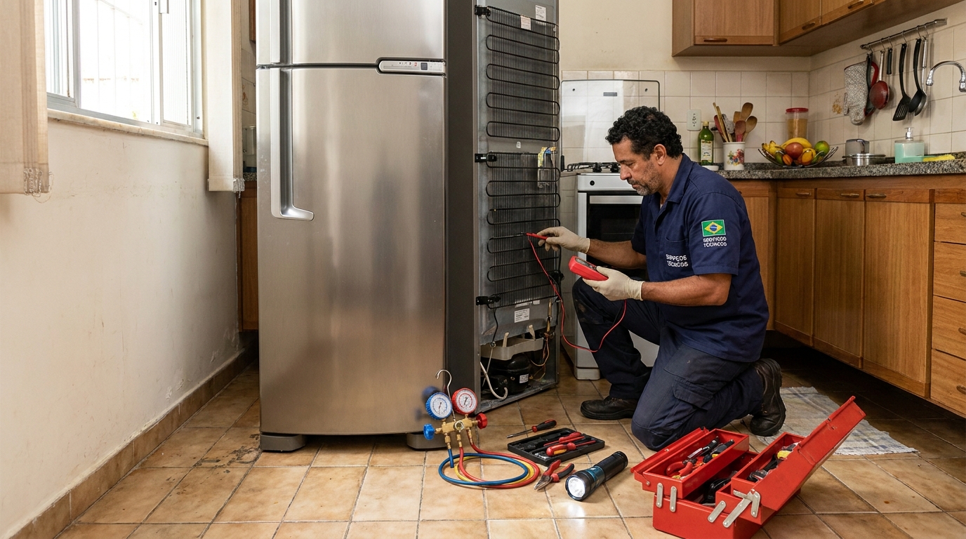 Manutenção na refrigeração em Ponta Grossa-PR